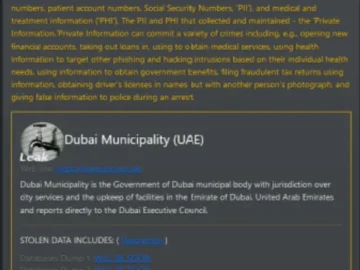 Daixin Team Claims City Of Dubai Ransomware Attack City of Dubai Ransomware Attack
