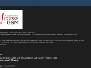 Corse GSM Data Breach