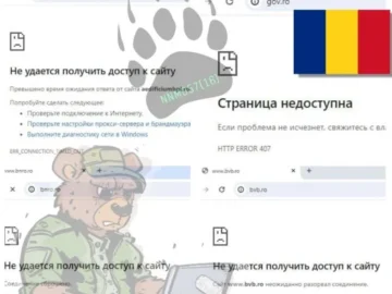 Pro-Russian Hackers Target Govt Sites Romania Cyberattack
