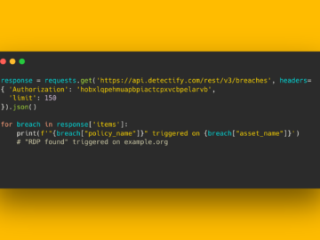 Alerts on Policy Breaches Now Available via API Alerts on Policy Breaches Now Available via API