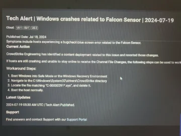 Massive Windows BSOD Error Caused By CrowdStrike Glitch.webp
