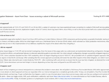 Microsoft: DDoS defense error amplified attack on Azure, leading to outage Microsoft: DDoS defense error amplified attack on Azure, leading to outage