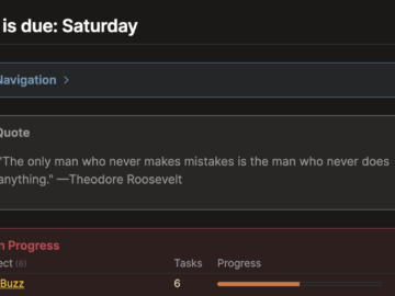 Simple Focused and Effective Obsidian Daily Note Setup