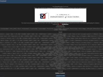 Virginia Department Of Elections Dismisses Data Breach Claims