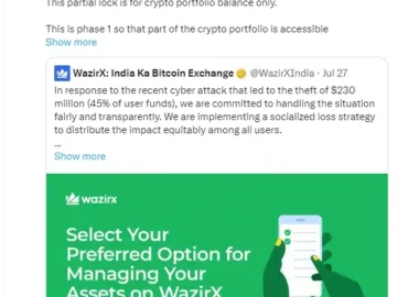WazirX Cyberattack Triggers Socialized Loss Strategy WazirX Cyberattack