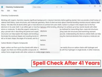 Windows Notepad Text Editor Gets Spell Check After 41 Years.webp