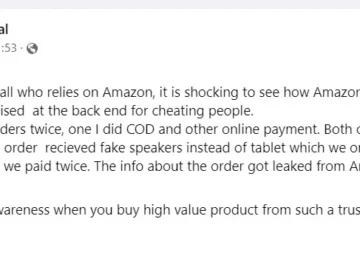 Amazon Customer In India Alleges Data Breach After Fake Orders Amazon Customer Data Breach