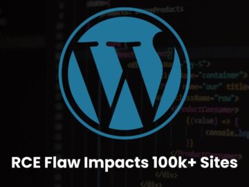 Critical WordPress Plugin RCE Vulnerability Impacts 100k+ Sites WordPress Plugin RCE Vulnerability
