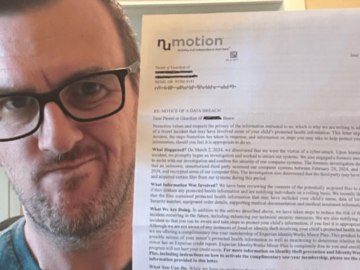My child had her data stolen—here’s how to protect your kids from identity theft Photo of man holding up letter with information about a data breach