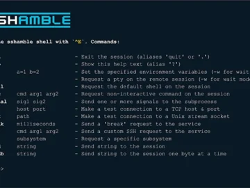 SSHamble: Open-source security testing of SSH services SSHamble: Open-source security testing of SSH services
