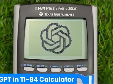 TI-84 Calculator ChatGPT