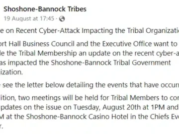 Shoshone Bannock Tribes Cyberattack Disrupts Operations.webp