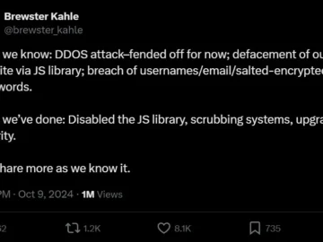 DDoS And Data Breach Crisis Internet Archive Cyberattack