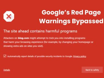 New Anti-Bot Services Bypassing Google’s Protective ‘Red Page’ Warnings New Anti-Bot Services Bypassing Google’s Protective ‘Red Page’ Warnings