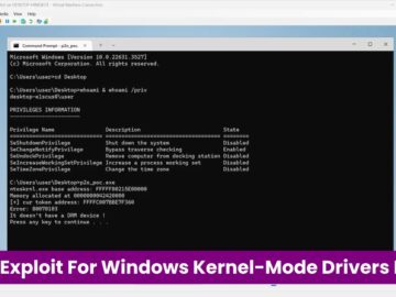 PoC Exploit Released For Windows Kernel-Mode Drivers Privilege Escalation Flaw