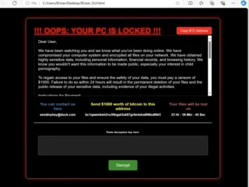 GoZone ransomware accuses and threatens victims GoZone ransomware accuses and threatens victims