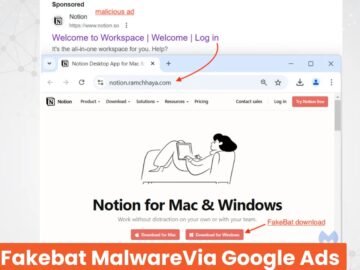 Hackers Abusing Google Ads To Deliver Fakebat Malware Fakebat Malware Via Google Ads