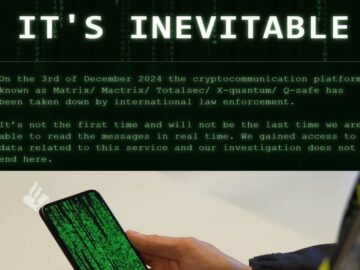Authorities Take Down Criminal Encrypted Messaging Platform MATRIX Authorities Take Down Criminal Encrypted Messaging Platform MATRIX