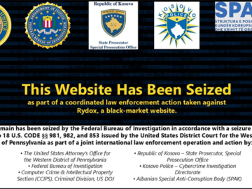 FBI Busts Rydox Marketplace with 7,600 PII Sales, Cryptocurrency Worth $225K Seized FBI Busts Rydox Marketplace