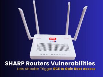 SHARP Routers Vulnerabilities Lets Attacker Trigger RCE to Gain Root Acces SHARP Routers Vulnerabilities