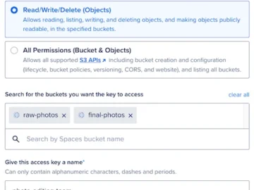 DigitalOcean Per-Bucket Access Keys boosts object storage security DigitalOcean Per-Bucket Access Keys boosts object storage security