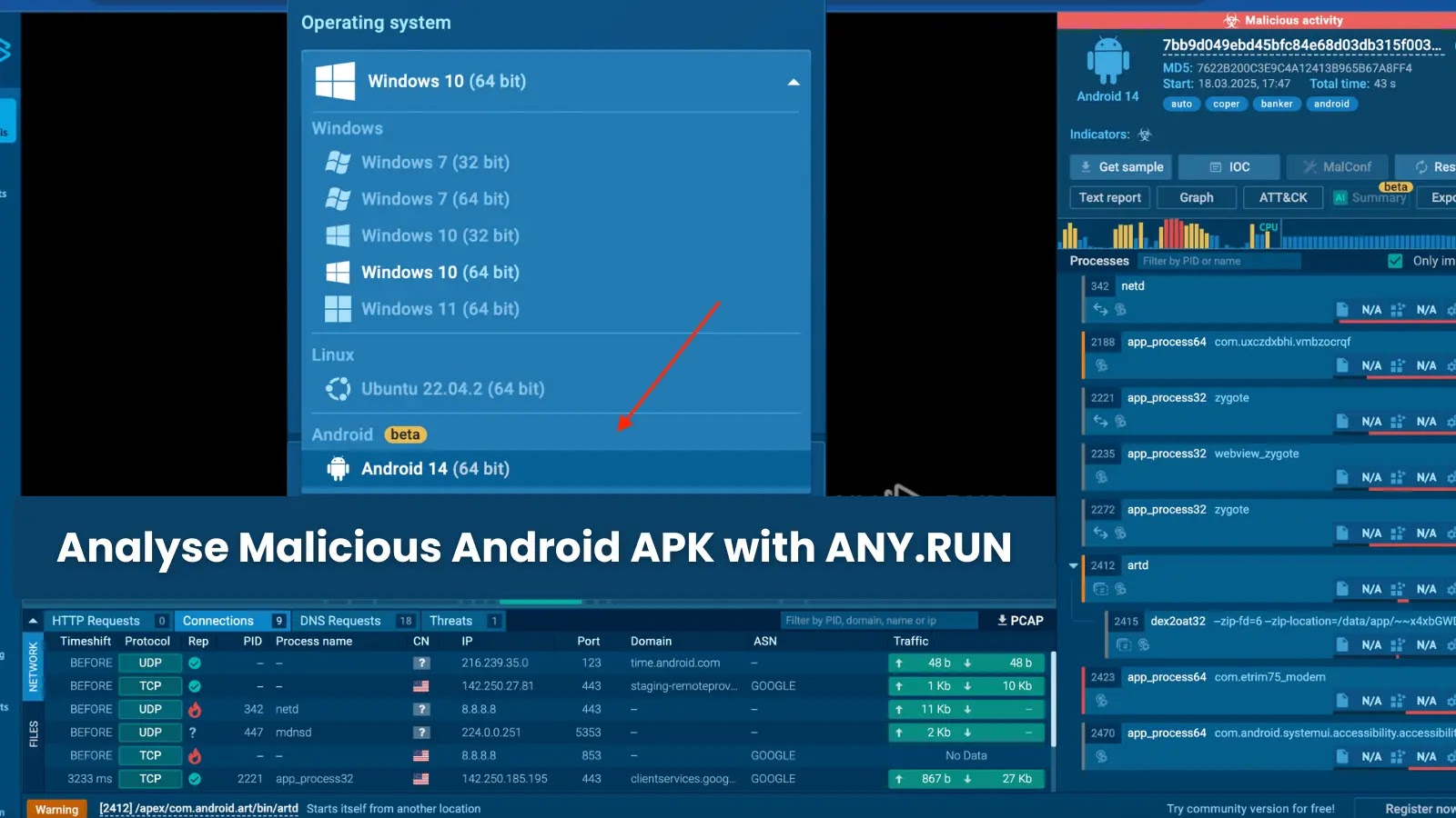 ANY.RUN Now Let SOC/DFIR Team Analse Android APK Malware With Sandbox