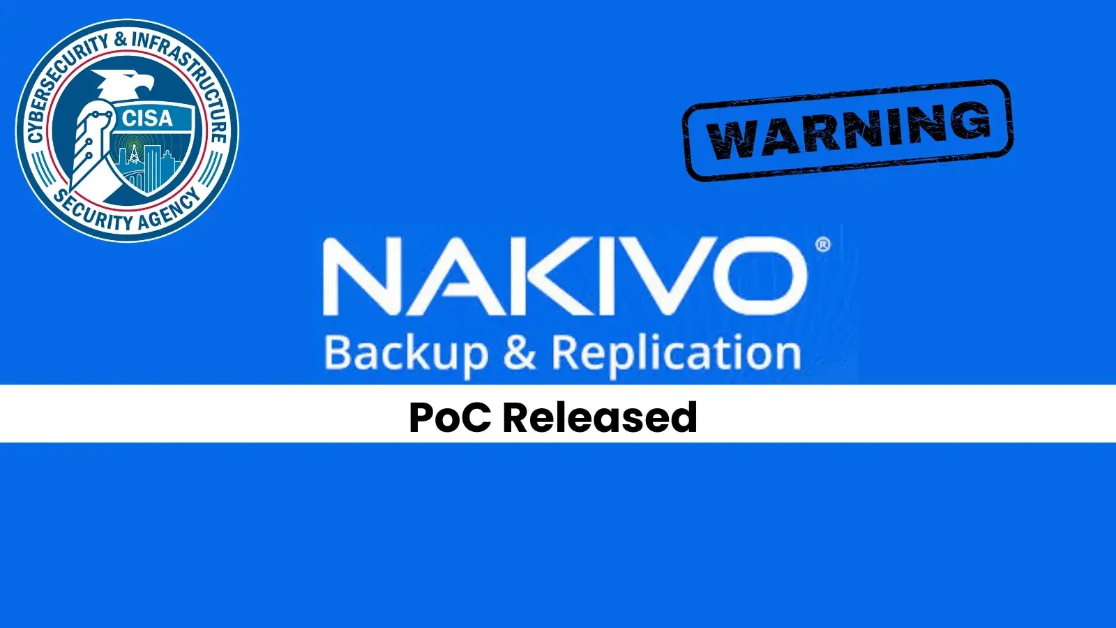 CISA Warns of NAKIVO Backup Flaw Exploited in Attacks with PoC Released