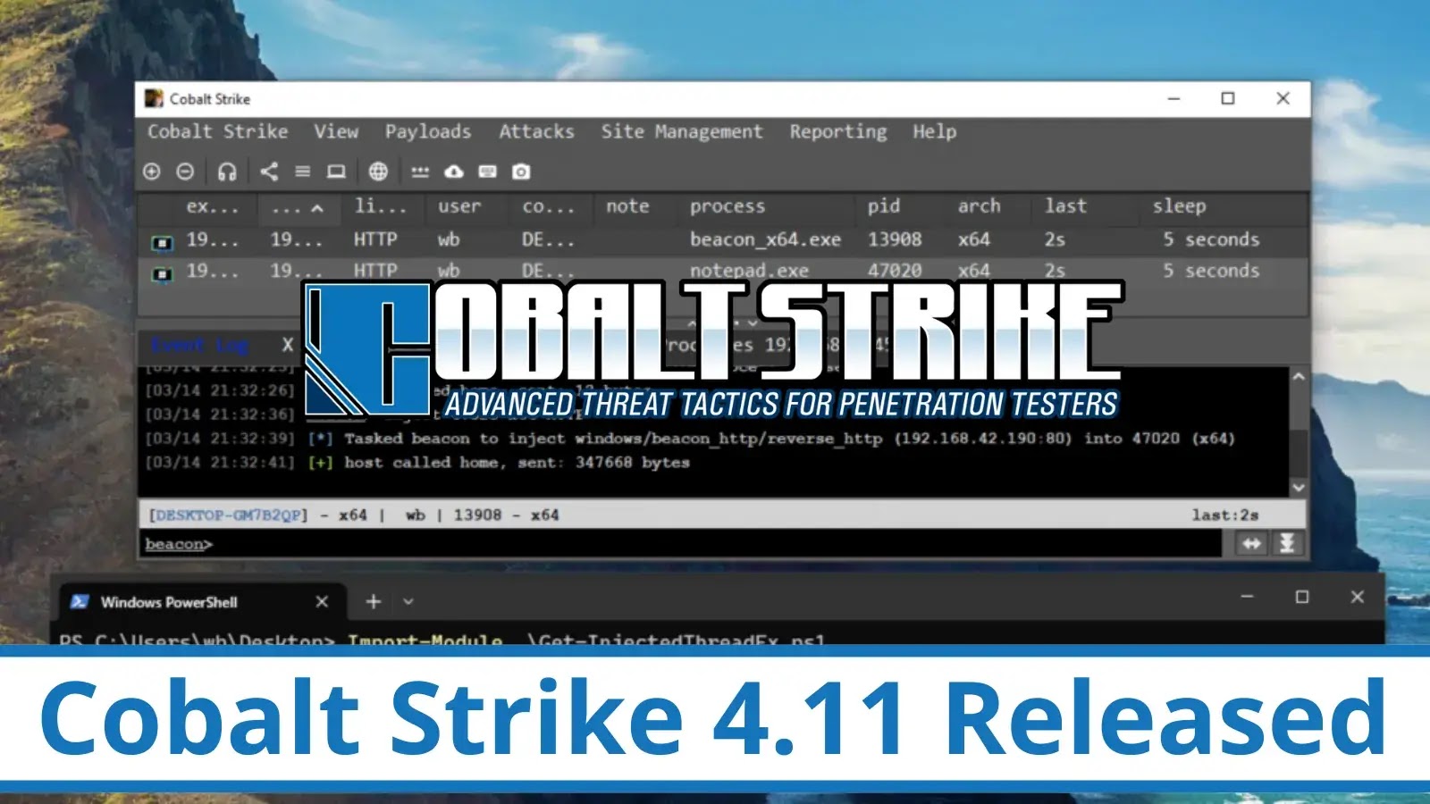 Cobalt Strike 4.11 Released with Built-In Evasion Features for Red Teams