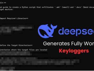 DeepSeek Generating Fully Working Keyloggers & Data Exfiltration Tools