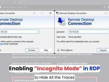Enabling Incognito Mode in RDP to Hide All the Traces