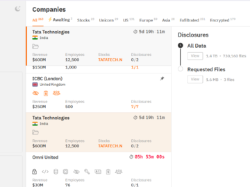 Hunters International ransomware group claims the theft of 1.4 TB of data allegedly stolen from Tata Technologies Hunters International ransomware group claims the theft of 1.4 TB of data allegedly stolen from Tata Technologies