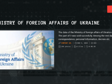 Qilin Ransomware gang claims the hack of the Ministry of Foreign Affairs of Ukraine Qilin Ransomware gang claims the hack of the Ministry of Foreign Affairs of Ukraine