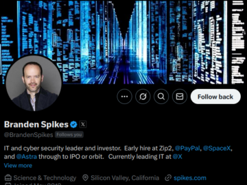Who is the DOGE and X Technician Branden Spikes? – Krebs on Security Who is the DOGE and X Technician Branden Spikes? – Krebs on Security