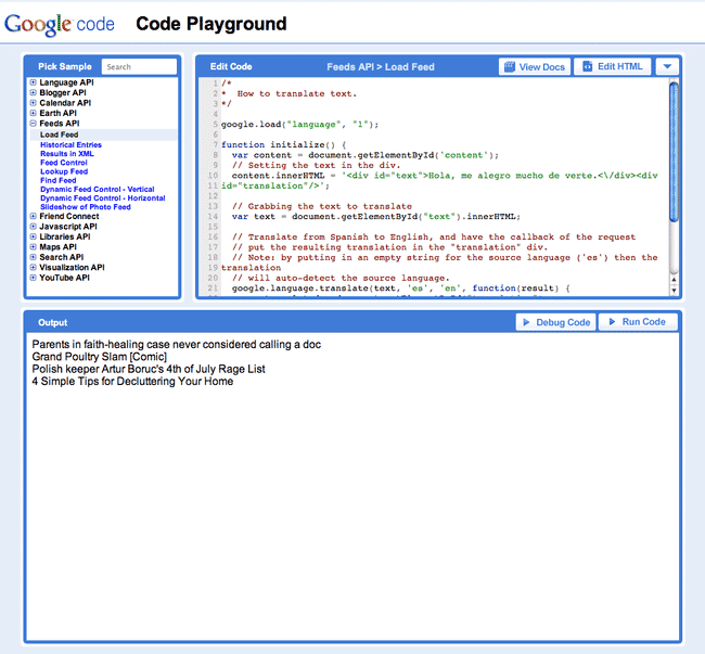 Aggregating and Displaying Your Discovered Content Using Google’s Feed API Aggregating and Displaying Your Discovered Content Using Google’s Feed API