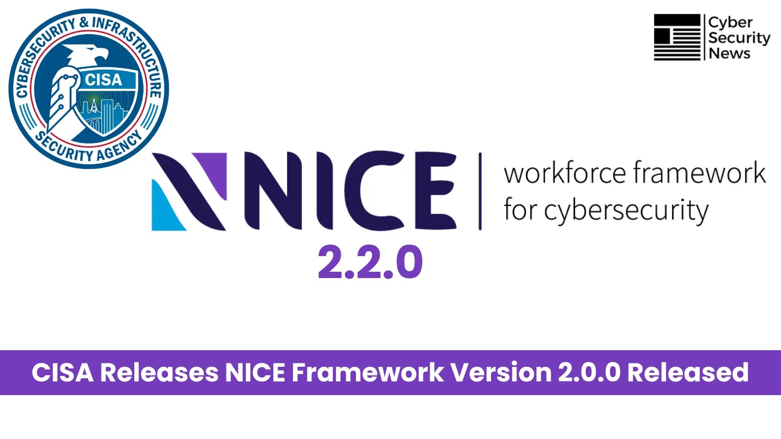 CISA Releases NICE Workforce Framework Version 2.0.0 Released