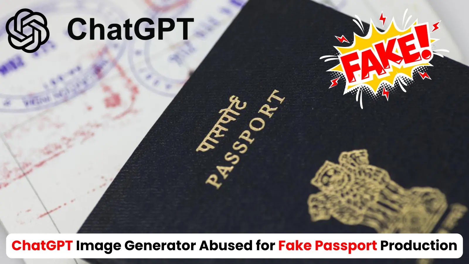 ChatGPT Image Generator Abused for Fake Passport Production