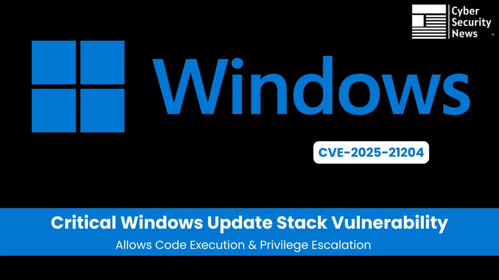 Critical Windows Update Stack Vulnerability Allows Code Execution & Privilege Escalation Critical Windows Update Stack Vulnerability Allows Code Execution & Privilege Escalation