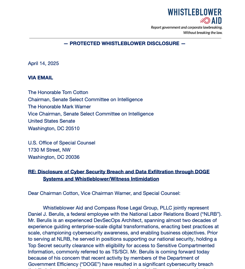 DOGE Siphoned NLRB Case Data – Krebs on Security DOGE Siphoned NLRB Case Data – Krebs on Security