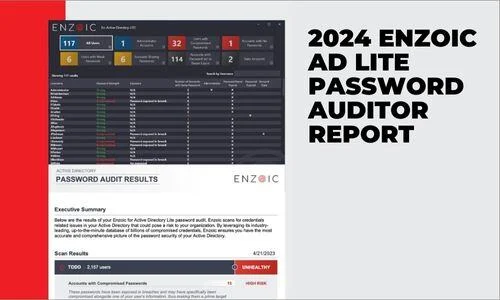 Enzoic AD Lite Password Audit Report