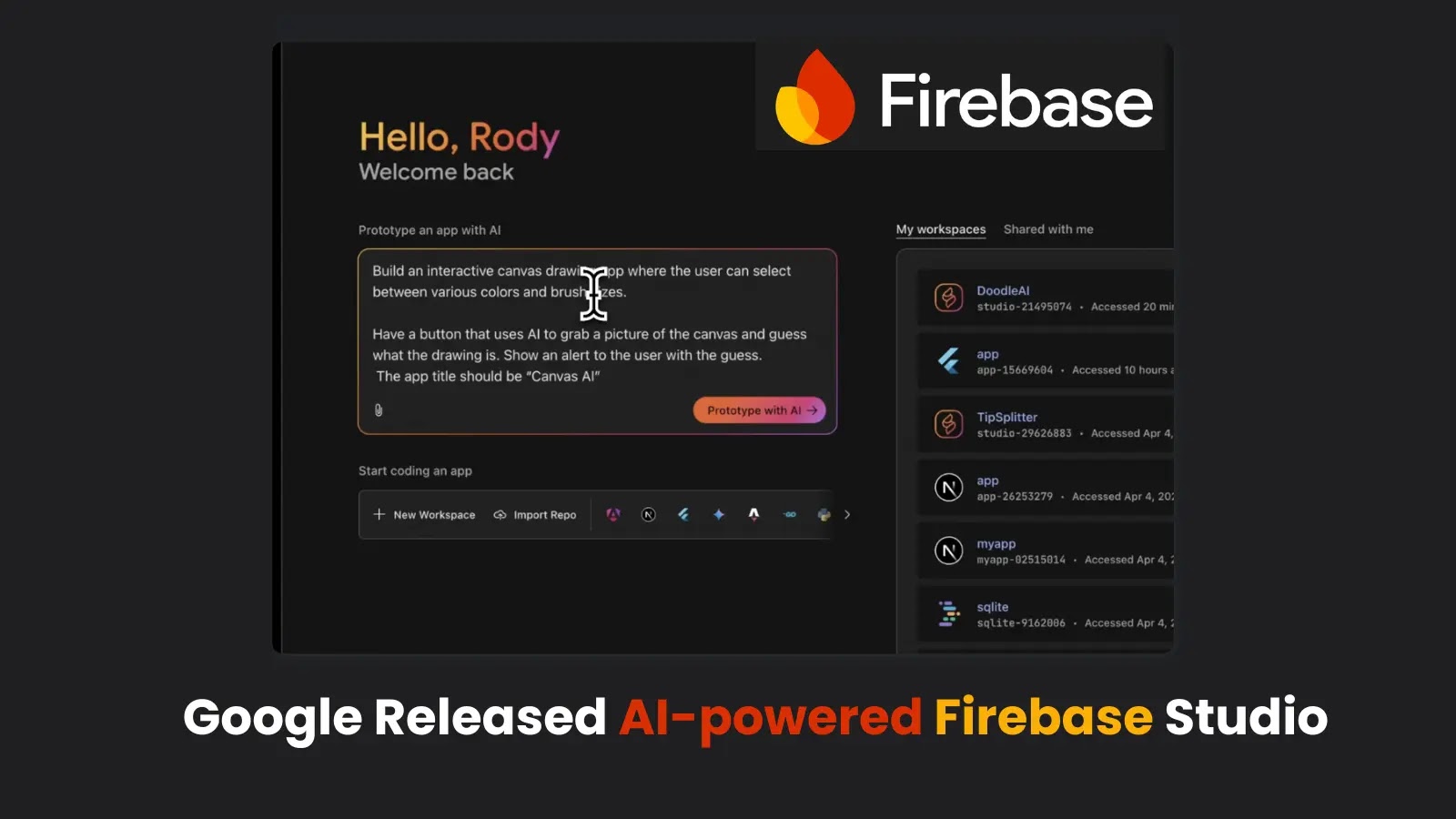 Google Released AI-powered Firebase Studio to Accelerate Build, Test, & Deployment Google Released AI-powered Firebase Studio to Accelerate Build, Test, & Deployment