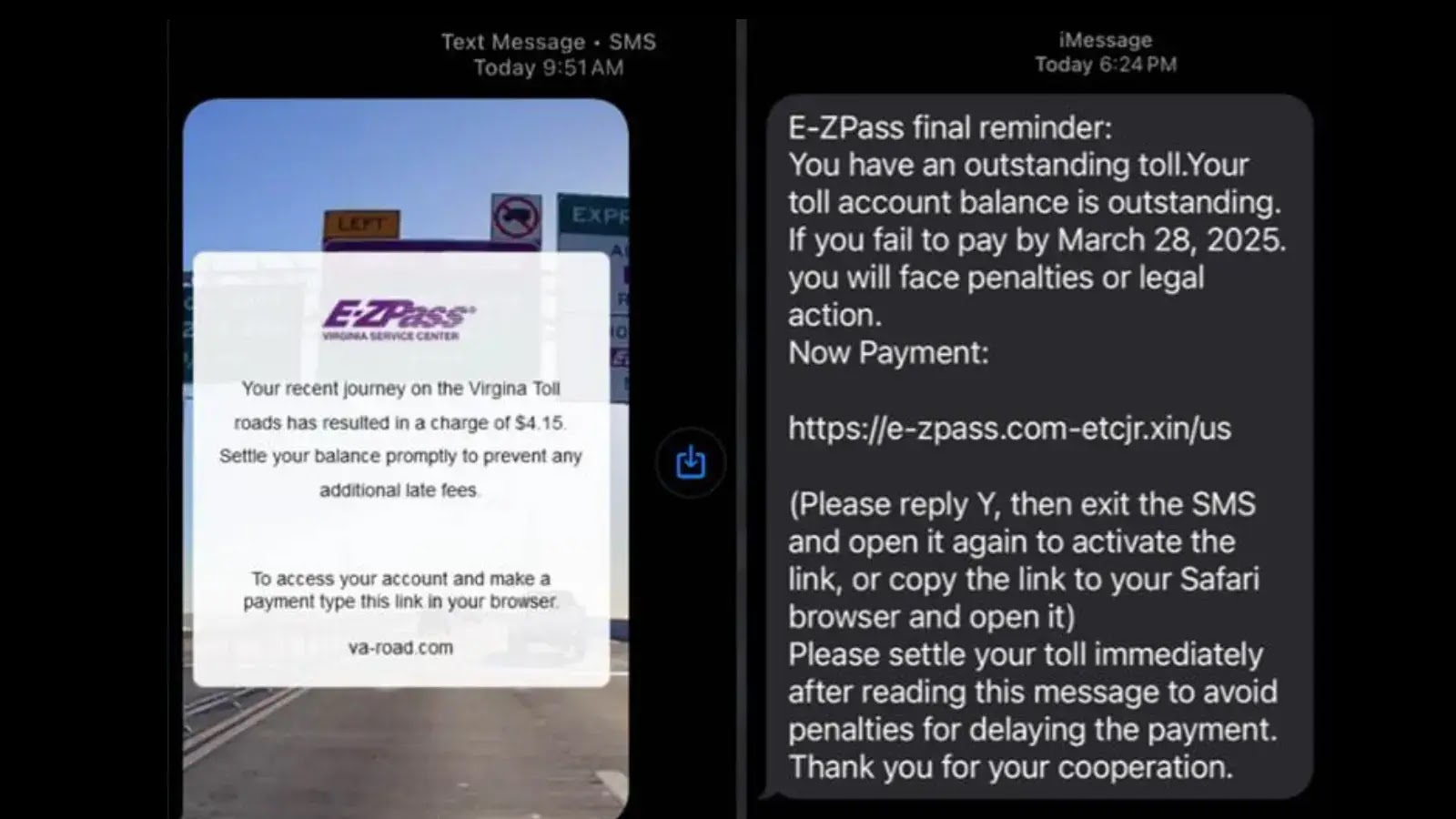 Smishing Campaign Hits Toll Road Users with $5 Payment Scam