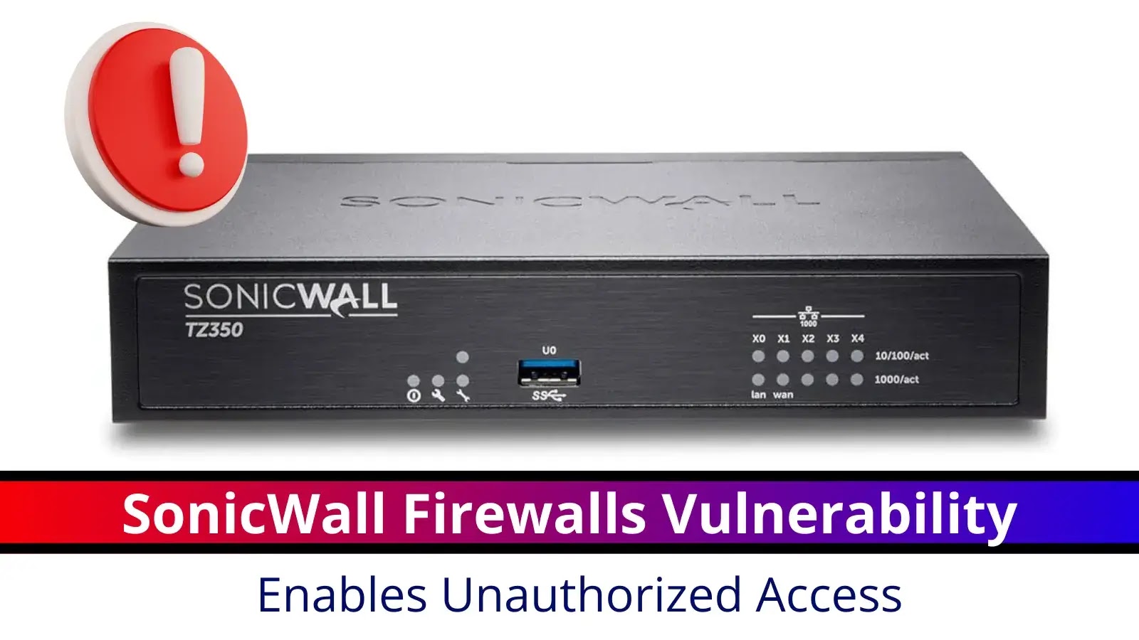 SonicWall Firewall Vulnerability Enables Unauthorized Access