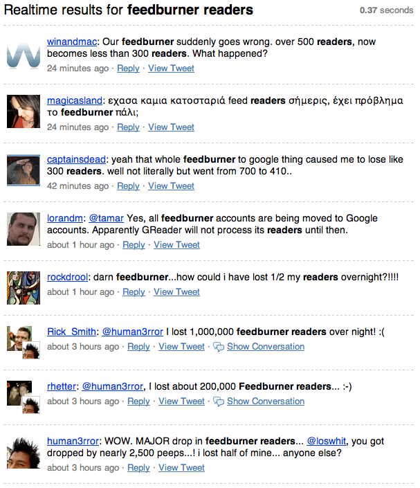 The Power of Twitter Search The Power of Twitter Search