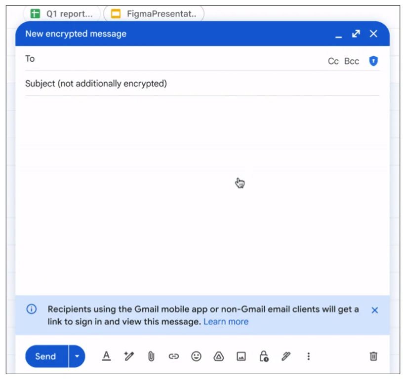 Google is making sending end-to-end encrypted emails easy