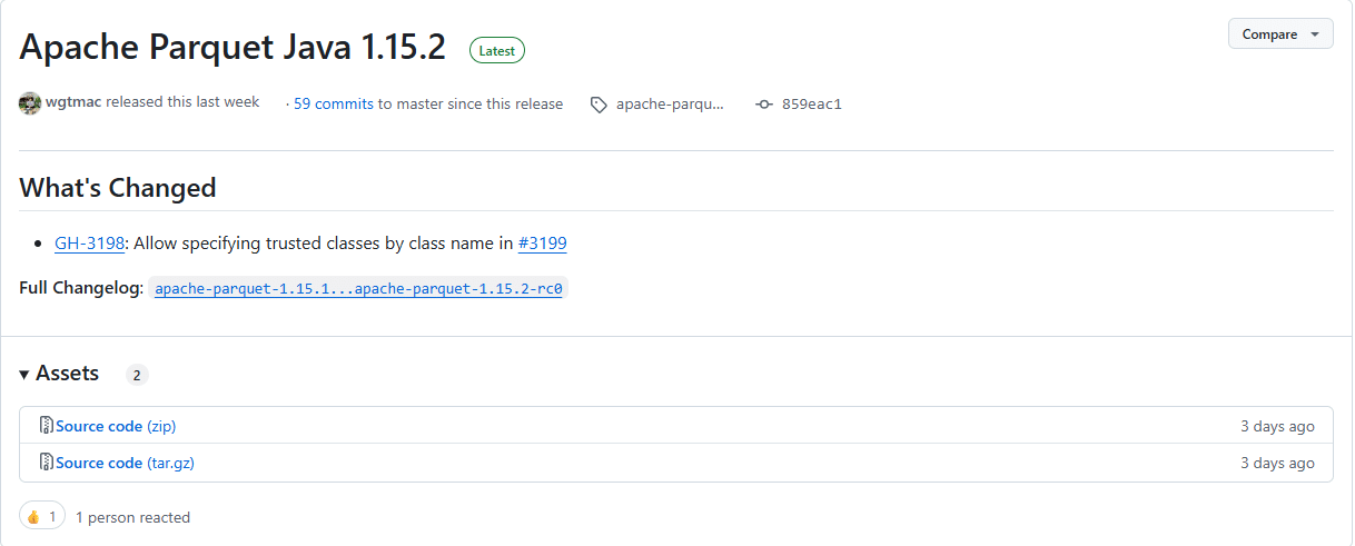 Apache Parquet Java Vulnerability CVE-2025-46762 RCE Risk CVE-2025-46762