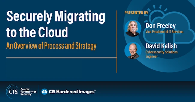Webinar: Securely migrating to the cloud