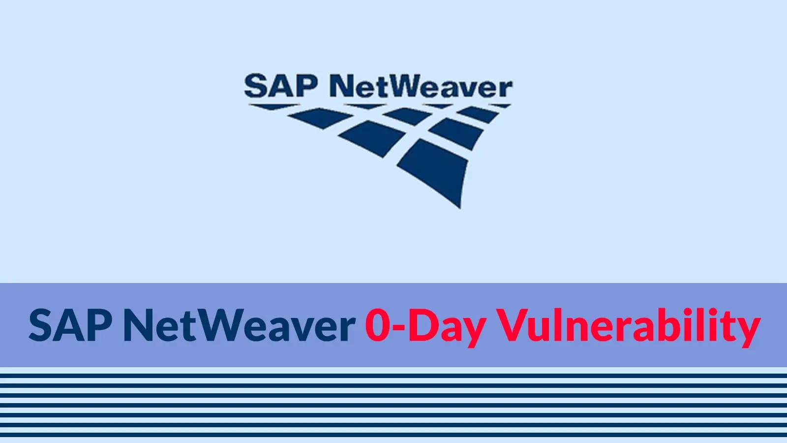 Chinese Hackers Exploit SAP NetWeaver 0-Day Vulnerability To Attack Critical Infrastructures