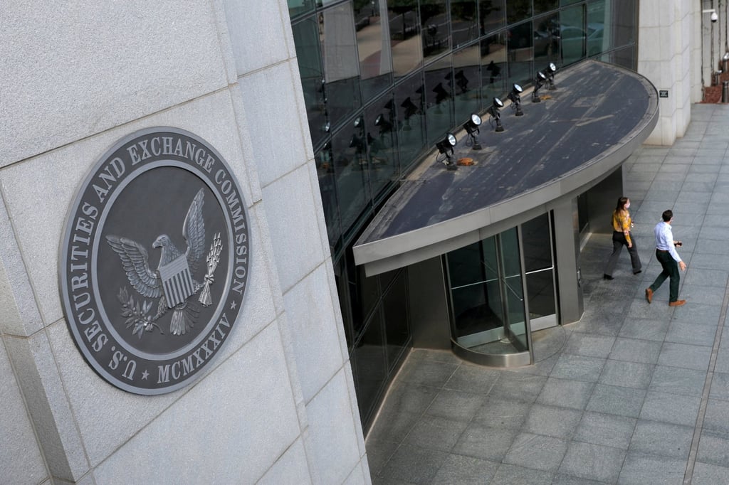 The headquarters of the US Securities and Exchange Commission in Washington. Photo: Reuters