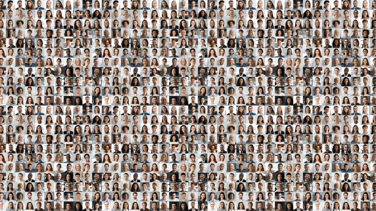 Many headshots of people